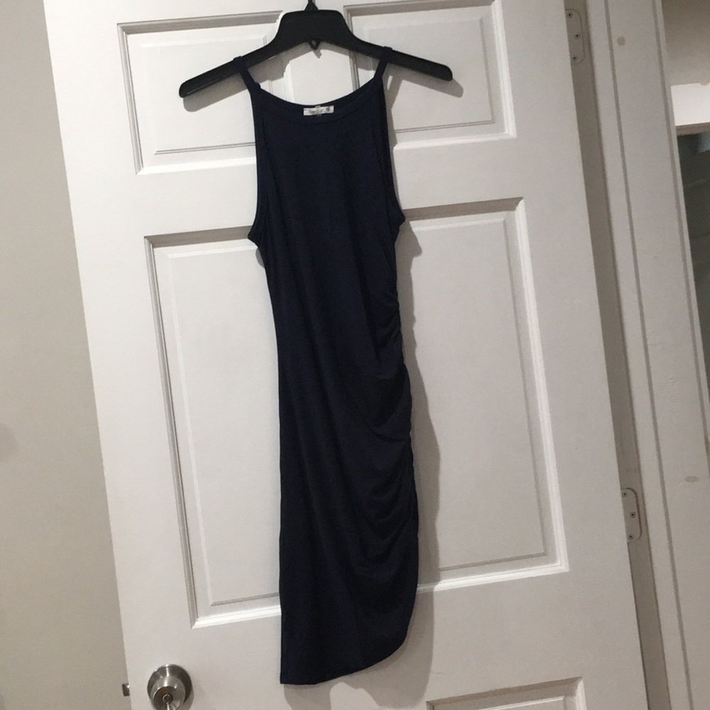 NEVER WORN. Navy midi dress